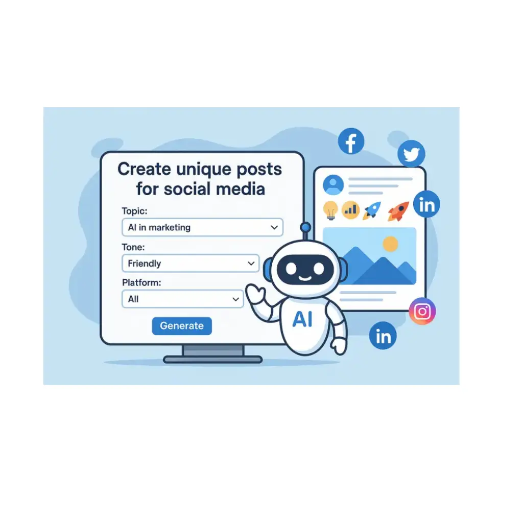 AI social media posts